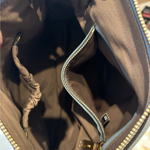 Chloe Marcie Leather Satchel Cloud Blue - Picture 10 of 13